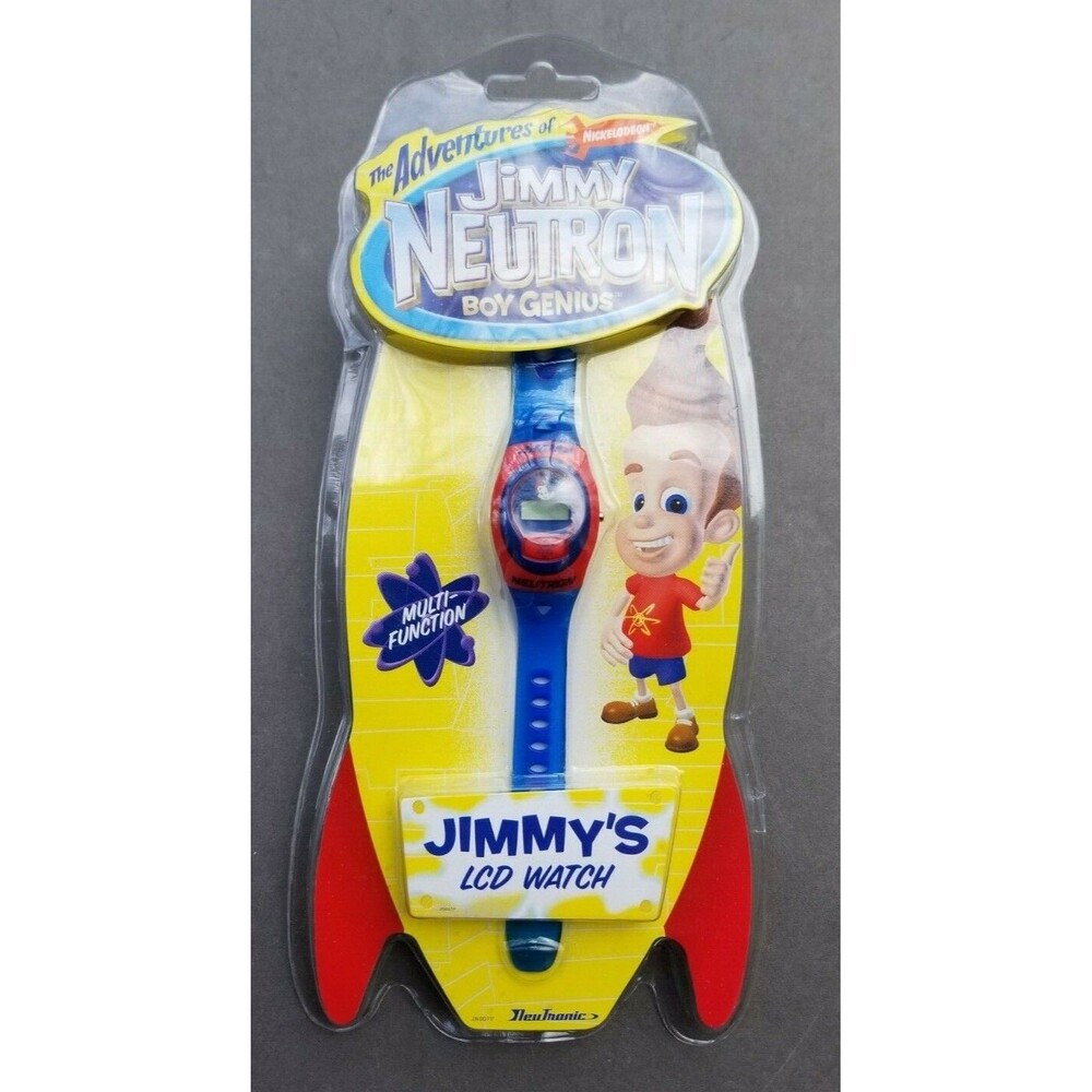 Adventures Jimmy Neutron Boy Genius LCD Watch Neutronic NICKELODEON